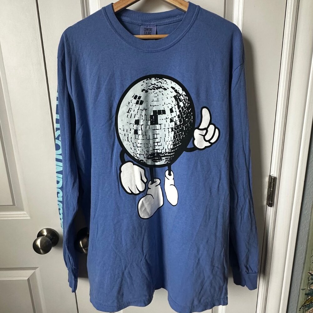 LCD Soundsystem longsleeve tri-boro 2023 tour shirt, large